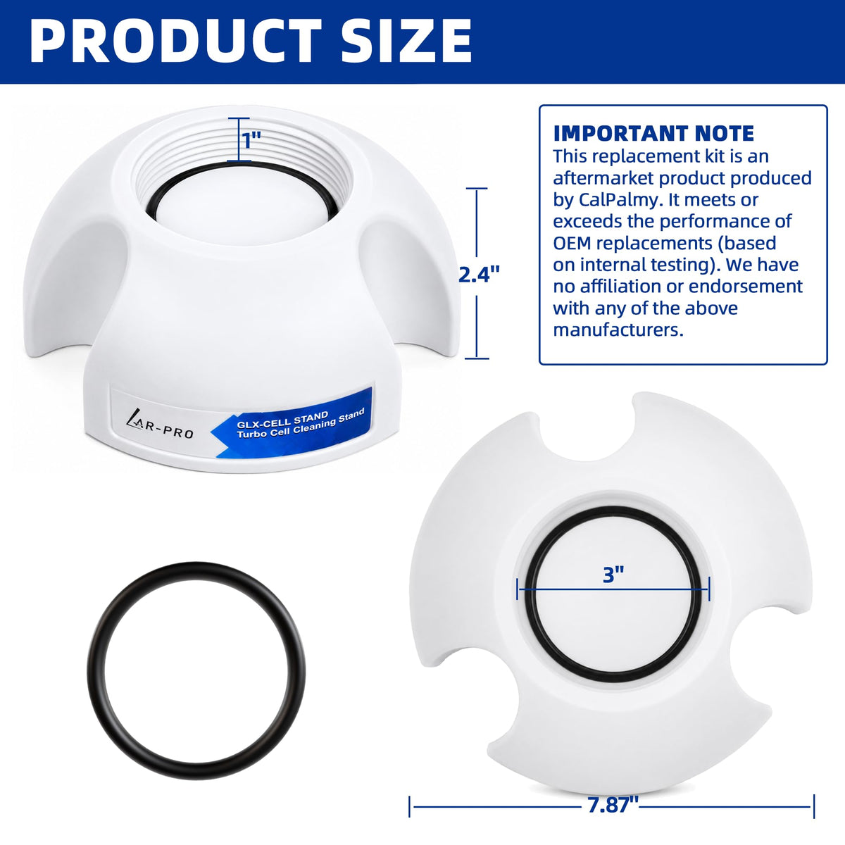 AR-PRO GLX-CELLSTAND The Exact Cleaning Stand Replacement | Compatible with All Hayward Salt Chlorinator Turbo Cell| Made of Premium, Heavy Duty Plastic - Improving the Parts Lifespan by 50%