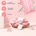 Disposable Compressed Face Towels, Ultra Soft Large Size Compressed Towel Tablets Portable Washcloth Reusable for Travel Camping Hiking Outdoor Sports Beauty Salon (30Pcs)