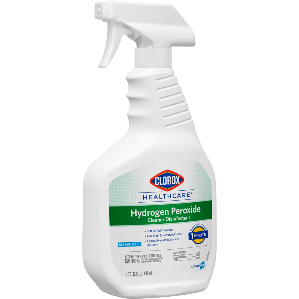 Buy now Clorox Healthcare Hydrogen Peroxide Cleaner Disinfectant, Bleach Free, 32 Fluid Ounces (Package May Vary) at indiglob india