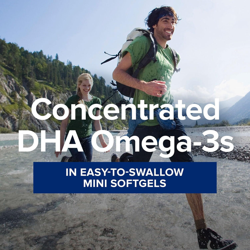 Buy now GNC Triple Strength DHA 1000 Mini Omega 3 Supplement, 1000mg, Ultra Concentrated, High Potency, Supports Brain Development and Healthy Vision, Burpless, 90 Mini Softgels, 45 SVG, 45 Day Supply at indiglob india