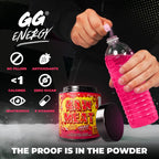 Gamer Supps GG Energy - Raw Meat by MeatCanyon (100 Servings) - Keto Friendly Gaming Energy and Nootropic Blend, Sugar Free + Caffeine + Vitamins + Immune Support, Powder Drink