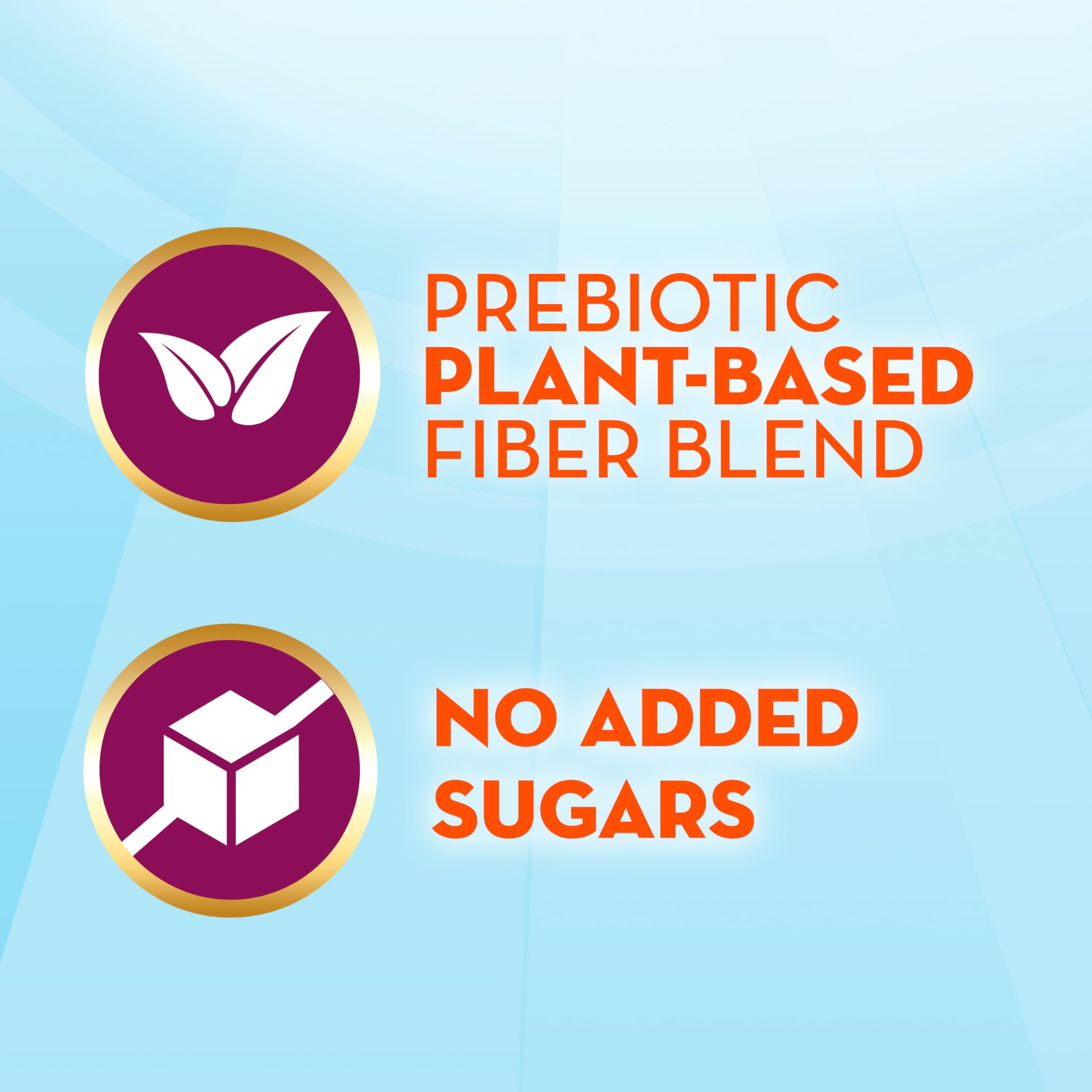 Metamucil Fiber Supplement, Unflavored Clear Mixing Powder, No Grit, No Sugar Added, Plant Based Prebiotic Fiber Supplement Blend for Daily Digestive Health, 75 teaspoons