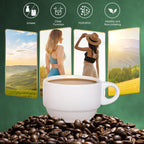 Green Coffee Bean Extract Powder, Slim Green Coffee, 18 Sachets
