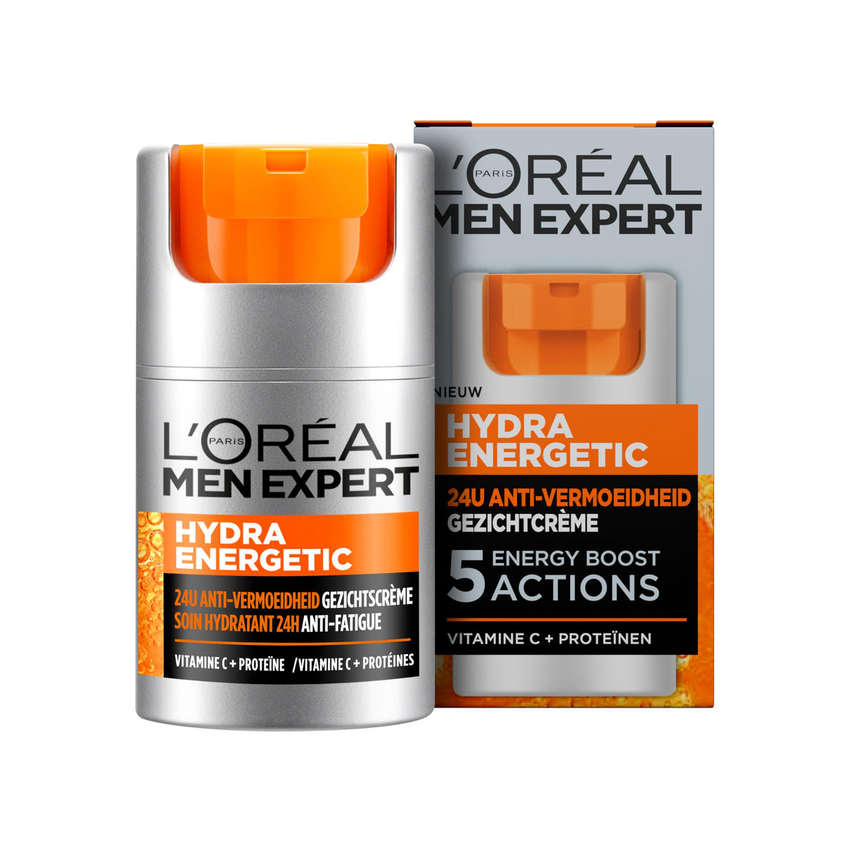 L'Oreal Paris Men Expert Hydra Energetic Daily Anti-Fatigue Moisturizing Lotion, 1.6 Ounce
