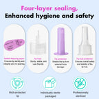 31G x 5mm(3/16") Pen Tips ，Universal Fit, Sterile，Ultra-Thin Wall Technology. Comfortable and Precise，100 Count