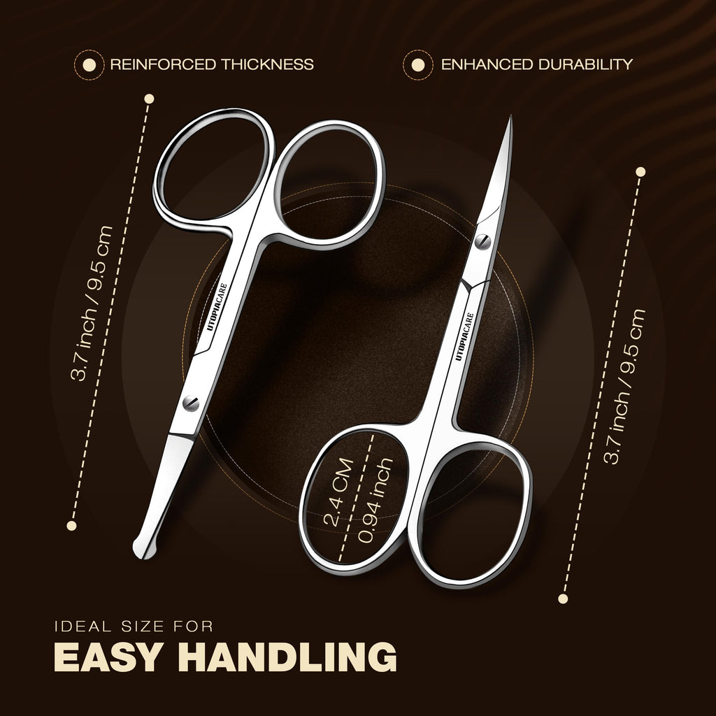 Utopia Care Eyebrow Scissors For Women - Stainless Steel Small Scissors