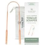 Living Well with Dr. Michelle Copper Tongue Scraper for Adults & Kids