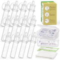 Buy now haakaa Colostrum Collector Kit Breast Milk Collector with Cotton Cloth Wipe and Storage Case, Ready-to-Use, Reusable, 4ml/6pcs 12 Count (Pack of 1) 12 at indiglob india