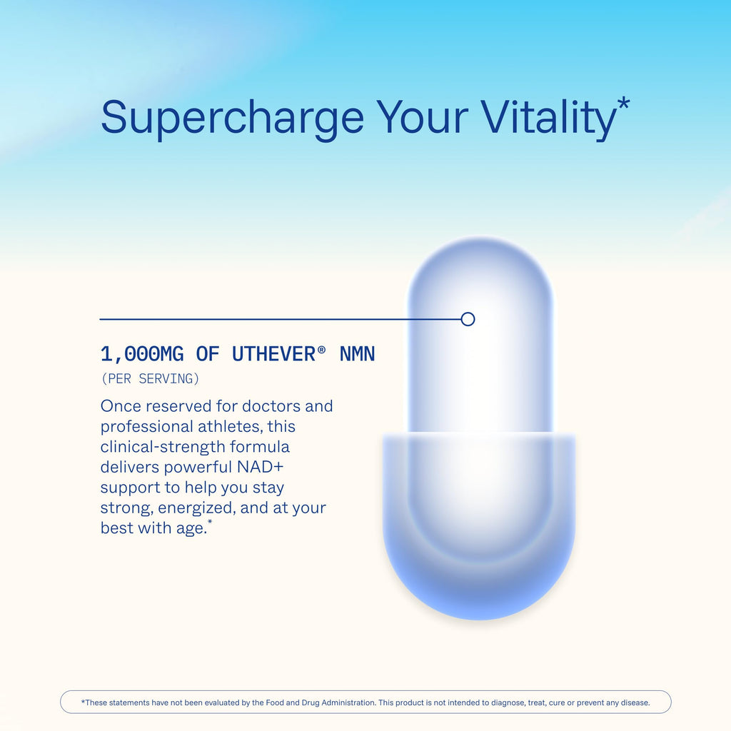ProHealth NMN Pro 1000 (60 Capsules) Clinically Studied Uthever NMN. NAD+ Precursor for Cellular Energy, Mitochondrial Support & Healthy Aging. USA Manufactured, Triple Lab-Tested