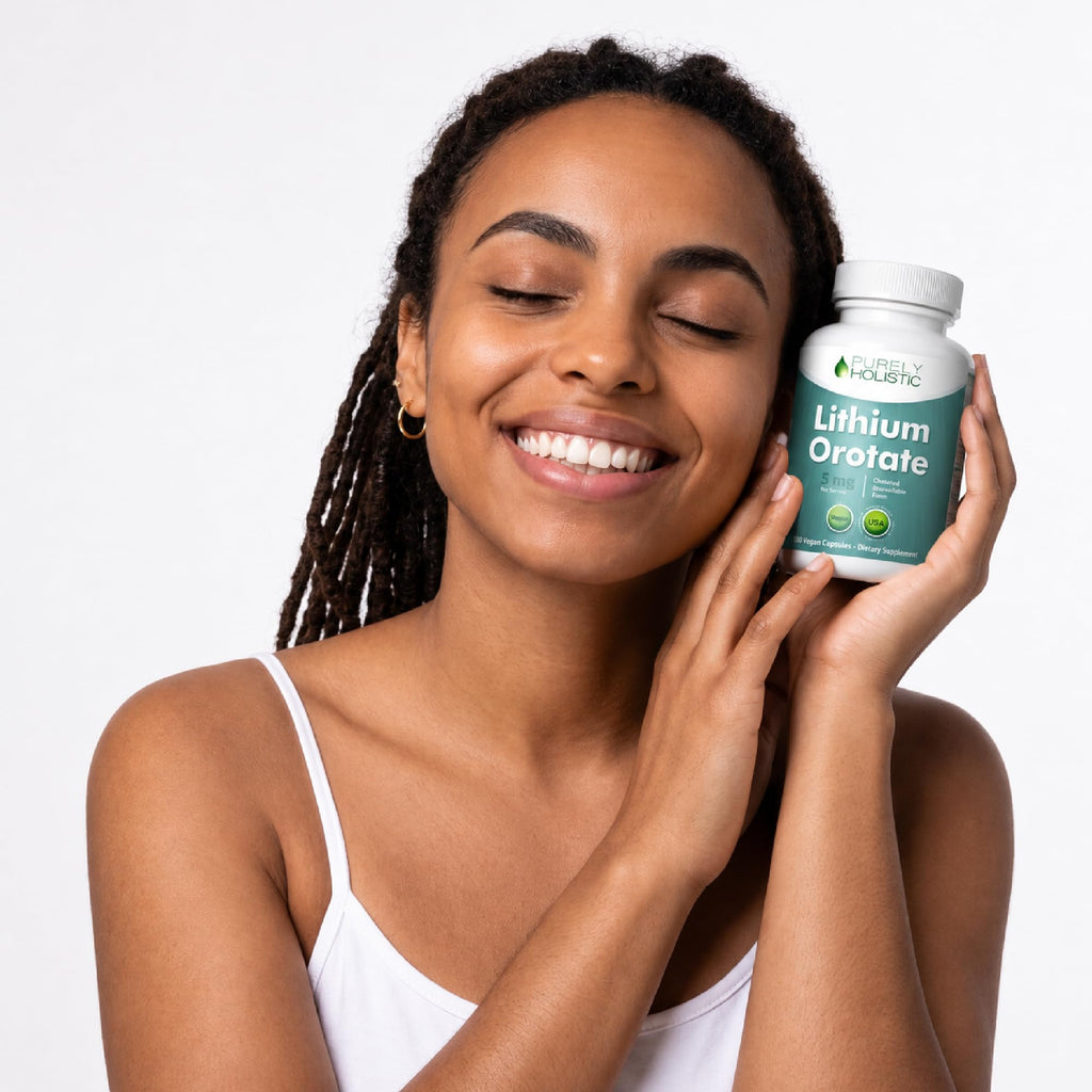 Lithium Orotate 5mg, Mood and Emotional Balance Support, 6 Month Supply