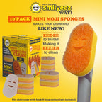 Smilyeez Scrub Moji Scrubbing Sponge Refill for The Dish Daddy (Reg. TM) Dishwand - (10 Pack)