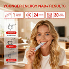 NAD Liquid Supplement 1500mg, Nicotinamide Riboside & Resveratrol with PQQ, NAD Supplement for Women & Men, Boosts Cellular Energy, Anti-Aging, Immune, Focus, 30 Packets