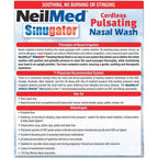 Buy now NeilMed Sinugator Cordless Pulsating Nasal Wash Kit with One Irrigator, 30 Premixed Packets and 3 AA Batteries(Pack of 1) at indiglob india