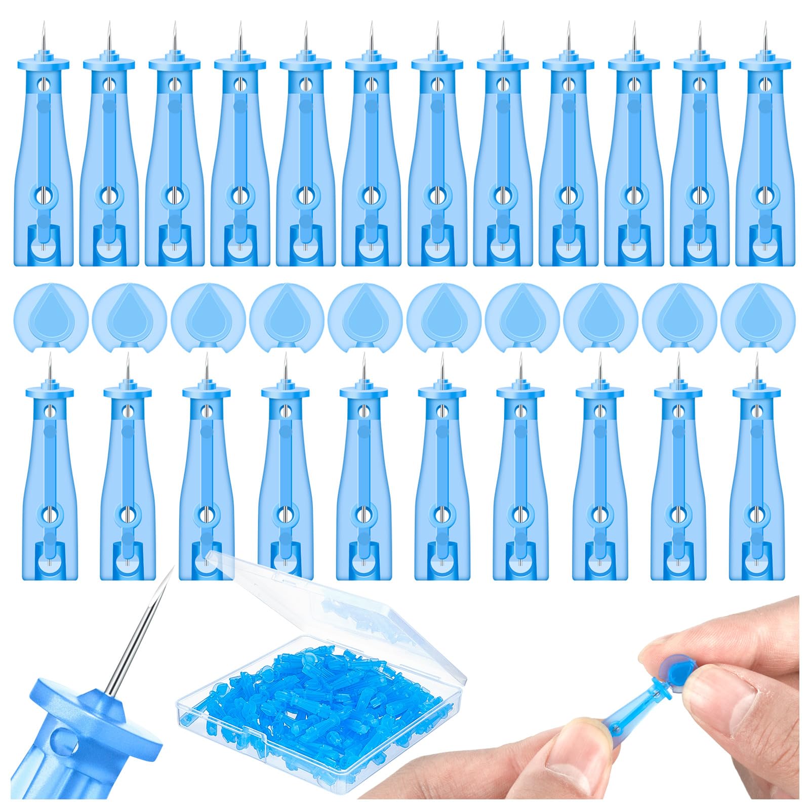 Lancets for Facial Extraction, 100Pcs Disposable Acne Needle | Effective Blemish and Blackhead Removal Tools for Clear Skin