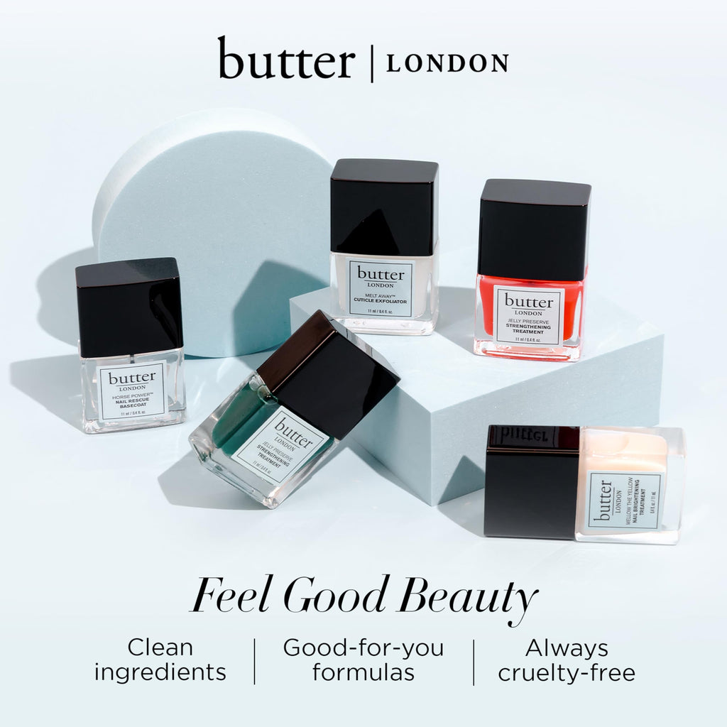 butter LONDON Pre-Soaked Nail Polish Remover Pads, Nail Scrubbers - 2-in-1 Prep & Lacquer Remover Nail Wipes - Gel Fingernail Polish Remover - Cruelty-Free, Paraben-Free, & Gluten-Free