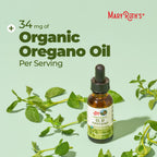 MARYRUTH'S Organic Oil of Oregano Liquid Drops, Sugar Free, 6 Month Supply | 60% Carvacrol, Immune Support Supplement, Traditional Use Herb, Vegan, USDA Organic, CLP Certified, Non-GMO, 200 Servings