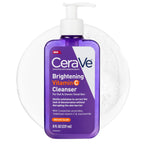 CeraVe Brightening Vitamin C Facial Cleanser, Niacinamide Face Wash, 8oz | Hydrating Skin Care Formula with Ceramides, Gently Exfoliates To Fade Discoloration and Reveal a Radiant Complexion