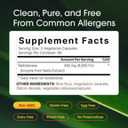 NatureBell Nattokinase - 240 Capsules - 8,000 FU Max Strength from Fermented Natto Extract - for Heart Health, Healthy Circulation & Daily Wellness Support*