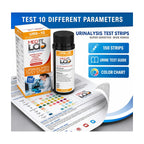 Med Lab 10 Parameter Urine Test Strips for Urinalysis, 150 Strips