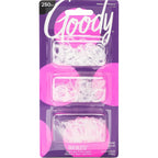 Goody Ouchless Polyband Hair Ties, 250 Ct, Clear, Latex Elastic Bands | Easy Glide, Ultra-Strong Hold Styling Accessories for Women & Men, Secure Hold Ridge Design, All Hair Types