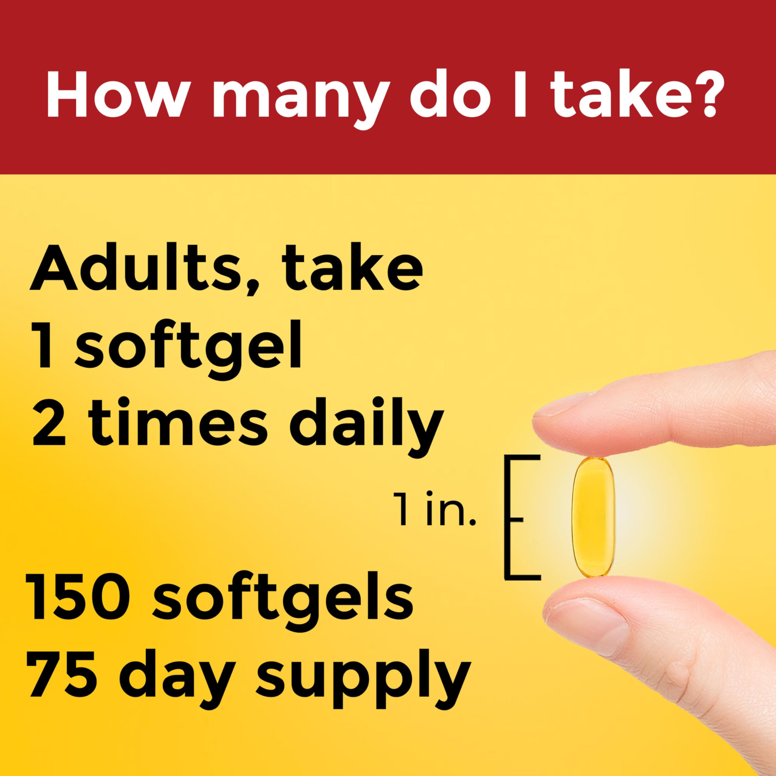 Nature Made Triple Omega 3 6 9 Supplements, 150 Softgels | Fish Free Omega 3 Fatty Acid Supplement with Flaxseed, Safflower & Olive Oils, Heart Health Support, 75 Day Supply