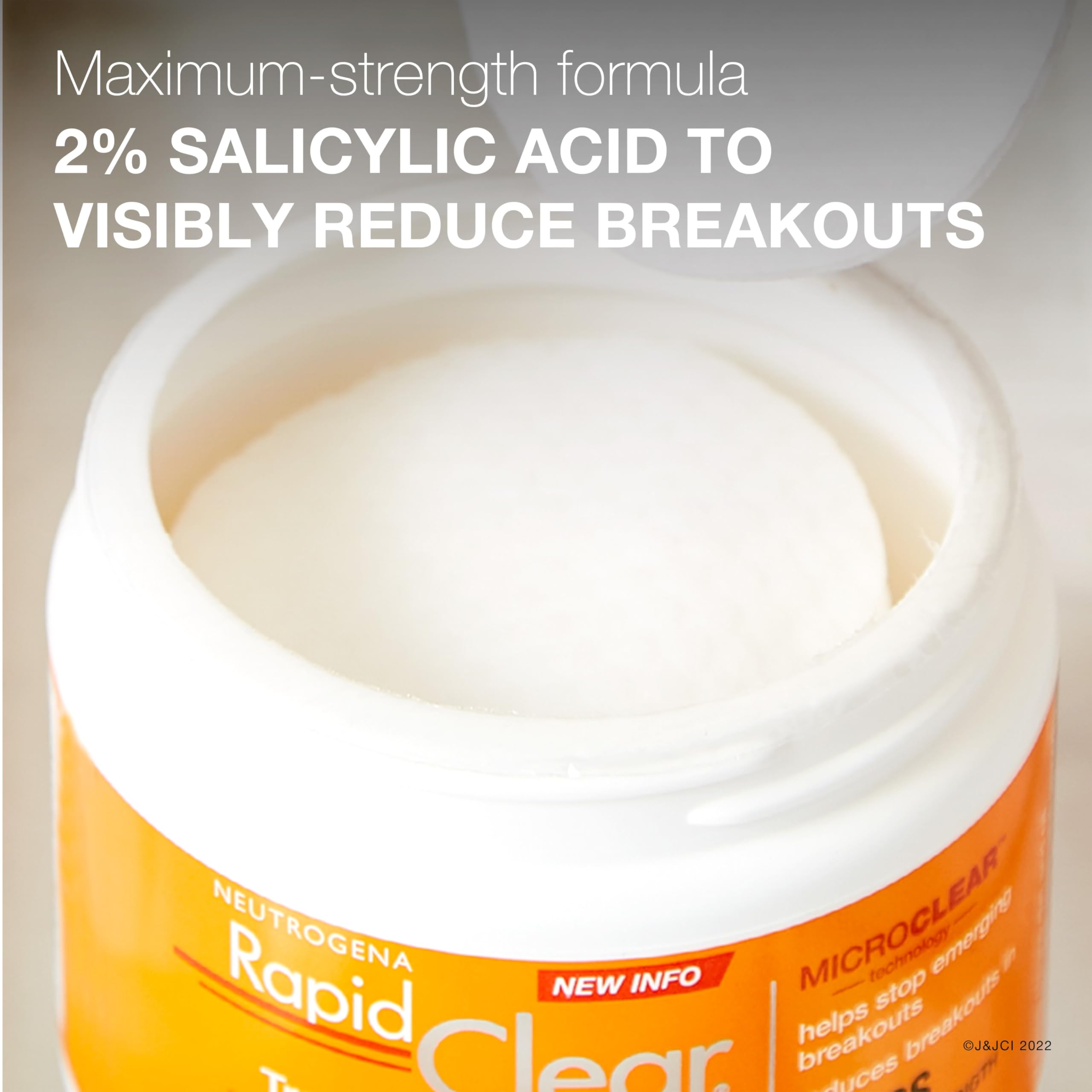 Buy now Neutrogena Rapid Clear Maximum Strength Acne Face Pads with 2% Salicylic Acid Acne Medication to Help Fight Breakouts, Oil-Free Facial Cleansing Pads for Acne-Prone Skin, 3 Pack at indiglob india