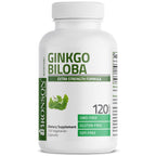 Bronson Ginkgo Biloba Extra Strength Brain & Memory Support 120 Capsules | Vegetarian, Non-GMO, Gluten Free, Soy Free, Memory, Cognitive & Brain Health Support
