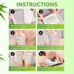 Foot Pads (30 Pack), Deep Cleansing Foot Patches with Bamboo Vinegar & Ginger for Foot Care, Relieve Stress, Improve Sleep and Relaxation