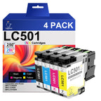 LC501 Ink Cartridges for Brother Printer MFC-J1360DW MFC-J1410DW