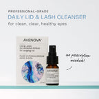 Buy now Avenova Eyelid and Eyelash Cleanser Spray - 20ml Bottle - Gentle Everyday Pure Hypochlorous Acid Spray for Eye Irritation at indiglob india