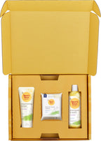 Buy now Burt's Bees Baby Gift Set for Baby Showers, Includes Baby Essentials, Shampoo and Wash with Lavender, Body Lotion, Wipes and Cloths, Naturally-Derived Origin Skincare, 3 Count at indiglob india