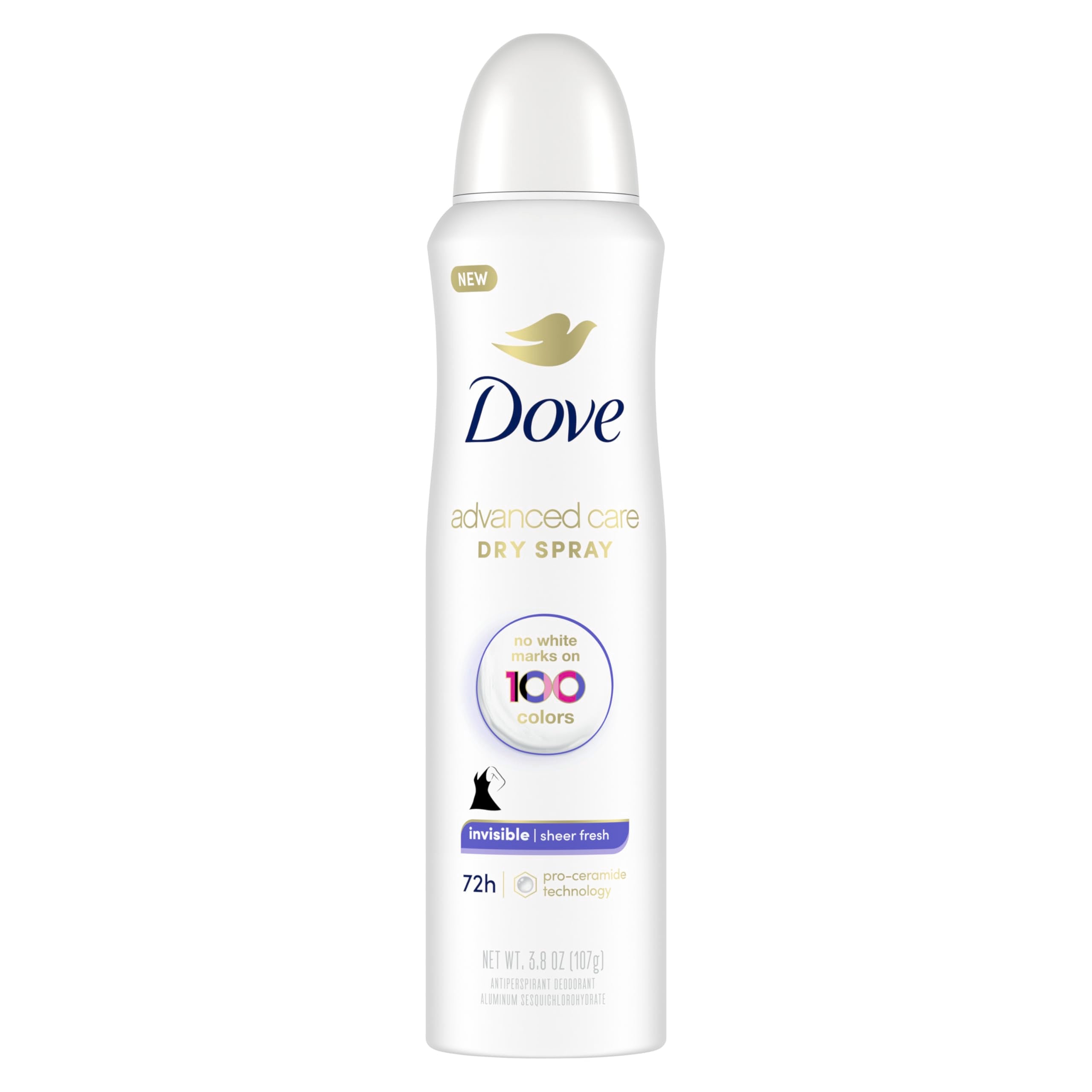 Buy now Dove Advanced Care Antiperspirant Deodorant Spray Clear Finish Invisible antiperspirant deodorant tested on 100 colors 72-hour odor and sweat protection with Pro-Ceramide technology 3.8 oz 3.8 Ounce (Pack of 1) Fresh at indiglob india