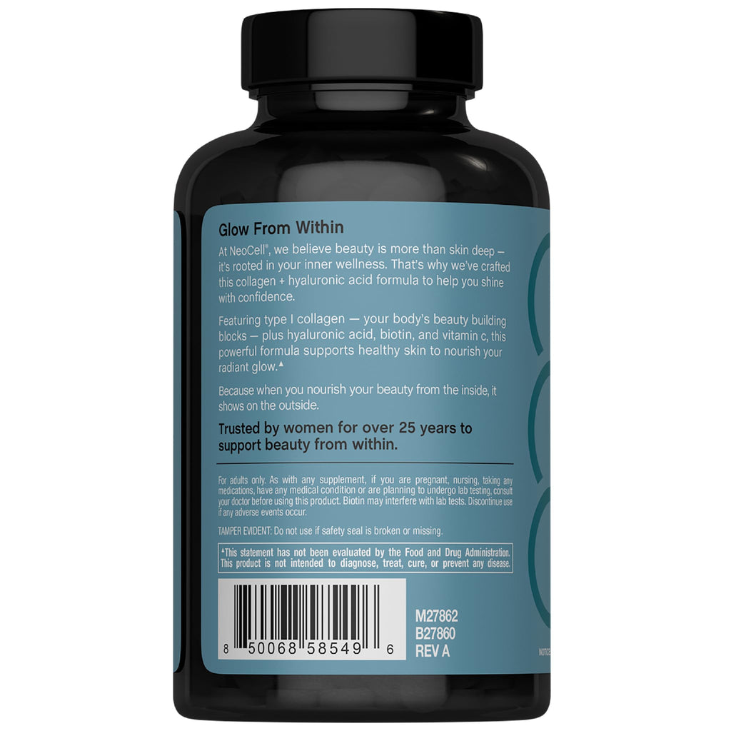 NeoCell Marine Collagen Peptides Supplement | 180 Caplets