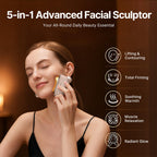 GS5 Electric Heated Gua Sha Kit, Red Light Face Massager Tool, Pink | Brass Beauty Device for Face & Neck Sculpting & Firming, 2 × 10ml Essential Oils, 3 Heat & Vibration Levels, Gift for Women