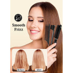 Slick Back Hair Brush & Hair Wax Stick Set - Frizz Control & Flyaway Smoothing - Sleek Ponytails, Buns, Edges - Styling Cream/Gel/Balm/Pomade Stick for Women - Styling Accessories for Girls & Kids