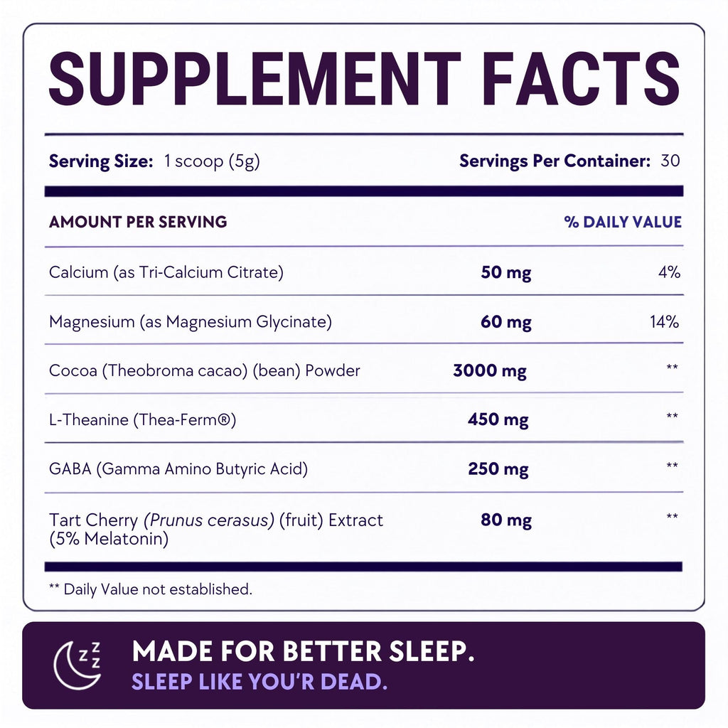 KillSwitch Magnesium Hot Cocoa Sleep Aid - Sugar-Free Bedtime Formula