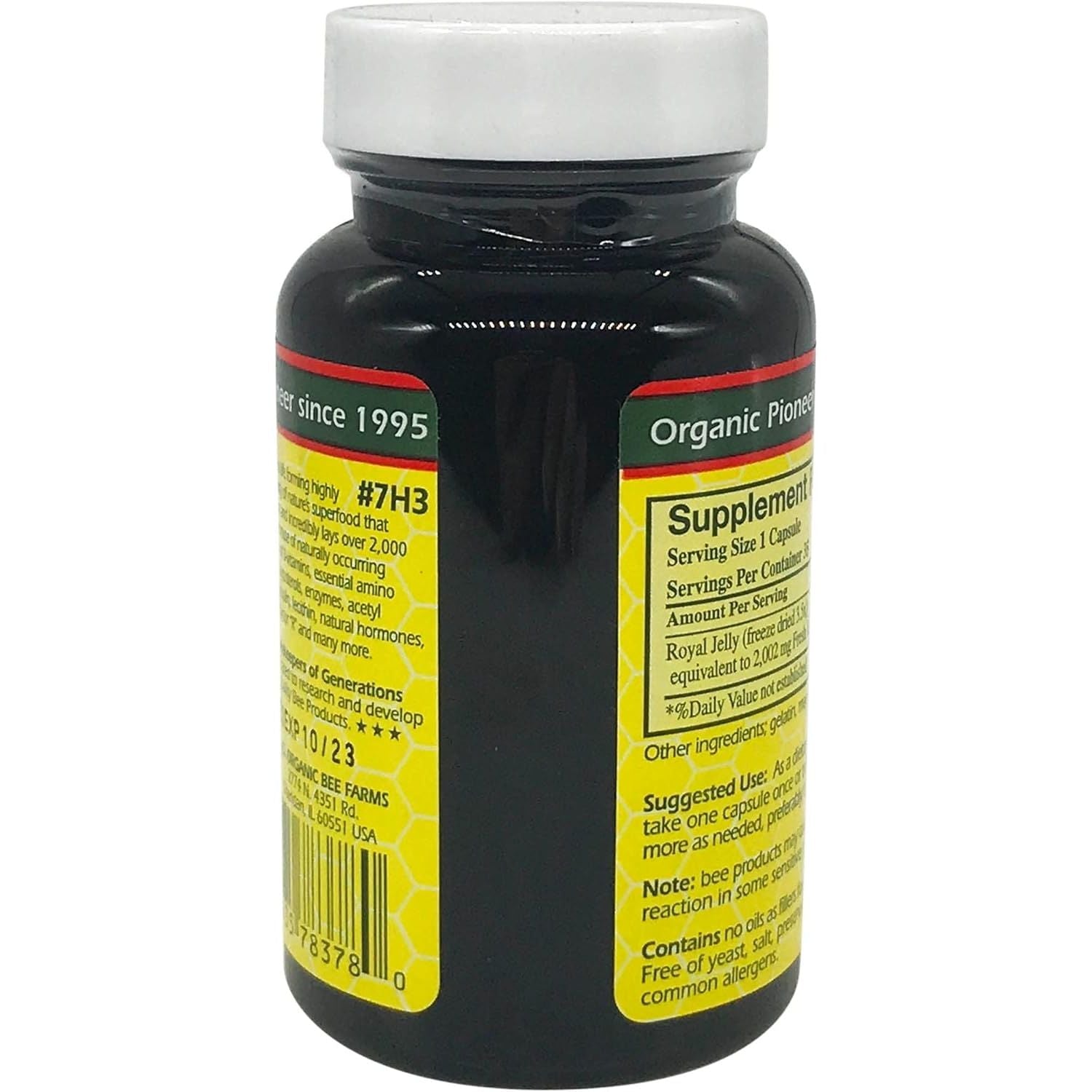 Buy now YS BEE Farms Pure Royal Jelly Capsules, 35 CT at indiglob india