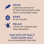 Dr Teal's Foaming Bath with Pure Epsom Salt, Shea Butter & Almond Oil, 62.5 fl oz