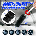 Holikme 50Ft Dryer Vent Cleaner Kit - Flexible Lint Brush for Deep Cleaning