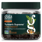 Gaia Herbs Turmeric Supreme Extra Strength - Helps Reduce Occasional Discomfort from Normal Wear & Tear*- 616 mg Organic Turmeric Curcumin Supplement with Black Pepper- 60 Vegan Liquid Phyto-Capsules
