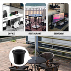 3 Pack Patio Table Umbrella Hole Ring, Umbrella Cone Wedge Plug, Black