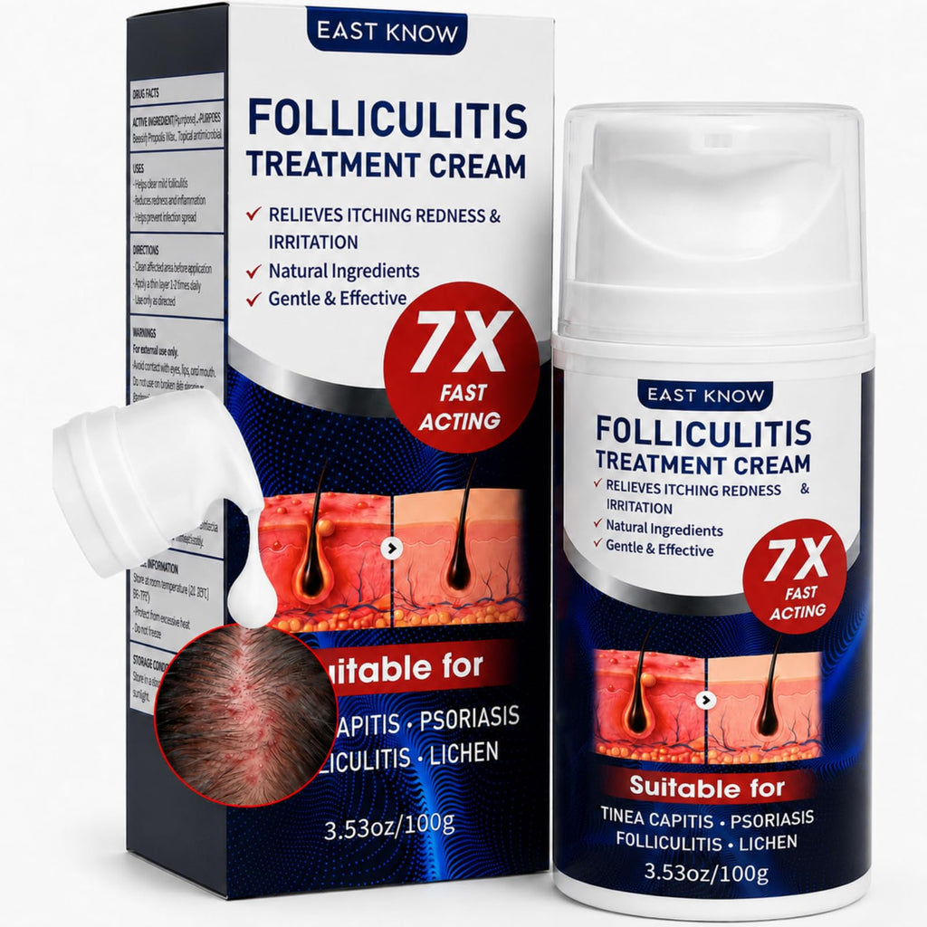 Folliculitis Treatment Cream, 5% Benzoyl Peroxide & Tea Tree Oil, 100g