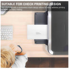 HERKKA #10 Security Self-Seal Envelopes, No.10 Windowless Bussiness Envelopes, Security Tinted with Printer Friendly Design - Size 4-1/8 x 9-1/2 Inch - White - 24 LB - 500 Pack