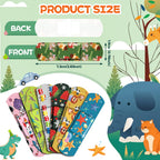 300 Pack Kids Cartoon Bandages,30 Styles 6 Themes Adhesive Bandages Kids