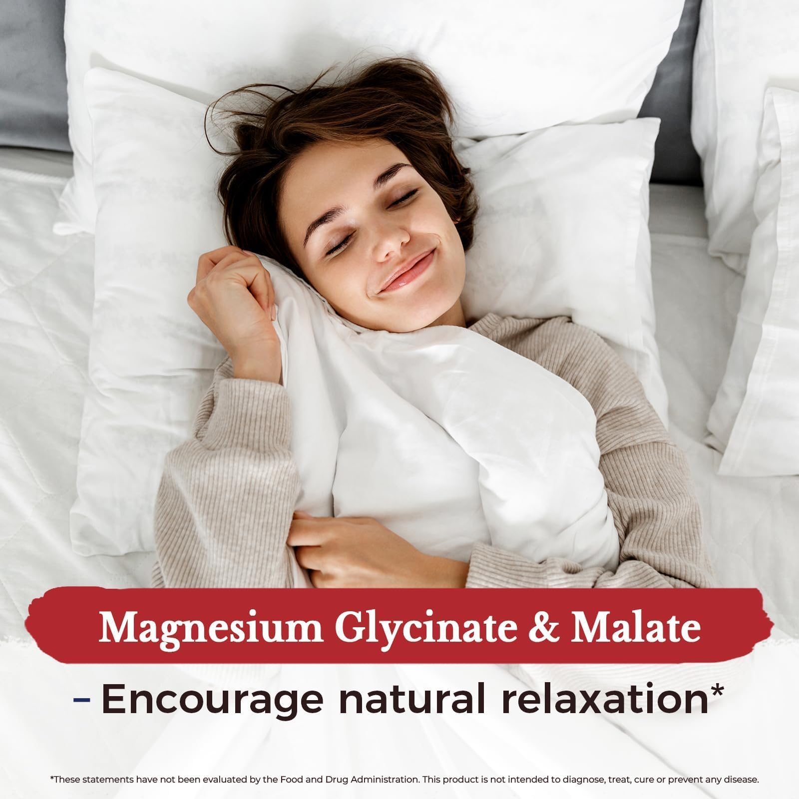 Vitalitown Magnesium Complex Supplement 500mg - NSF Certified Magnesium Glycinate, Malate, Taurate & Citrate - Chelated High Absorption & Gentle on Stomach - Vegan Non-GMO 240 Capsules