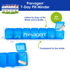 Prevagen Regular Strength with 7-Day Pill Minder, 30 Capsules, 4-Pack | For Your Brain, 4 Month Supply, 10mg Apoaequorin, 50mcg Vitamin D3