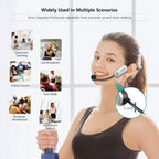 Buy now Bietrun UHF Wireless Microphone Headset, 165ft Range, Working Time 6H, 1/4''Plug, Wireless Headset Mic ＆Handheld Mic 2 in 1, for Karaoke Speaker, Amplifier, Speakers, PA System, Teaching, Fitness at indiglob india