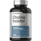 Horbaach Choline Inositol 1000mg Supplement | 200 Capsules