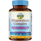 Terranics 5-in-1 Magnesium Complex Supplement 500mg, 120 Vegan Capsules | 5 Forms High Absorption Magnesium Glycinate Citrate Malate Aspartate Gluconate for Sleep Heart Health, Non-GMO