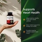NatureBell CoQ10 400mg with Omega-3-240 Capsules - Antioxidant Supplement for Heart Health Support - Supports Cellular Energy* - Extra Strength Coenzyme Q10-3rd Party Tested